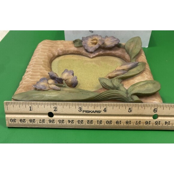 Vintage Russ Berrie Co Picture Frame #14808 Resign Floral - Picture 8 of 9